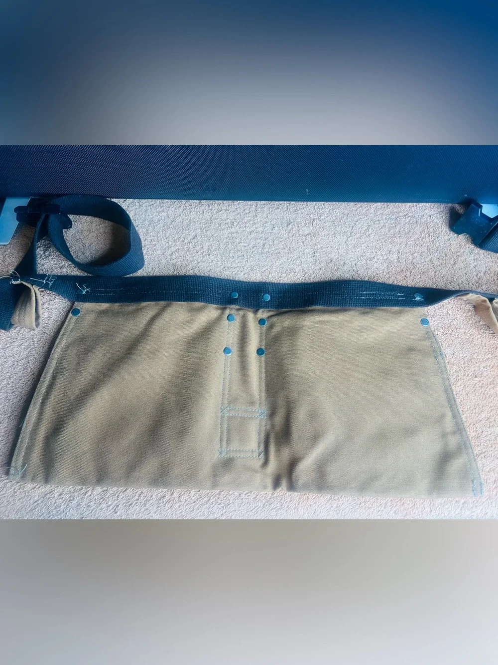 Carhartt Half Apron L-XL Brown Firm Duck Half Tool Belt Pouch AM0009-M A09 BRN